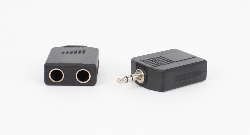 5公转2个6.35母转换头一分二6.5母话筒麦克风插头