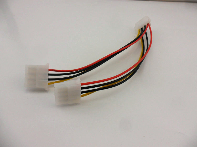 机箱1分2电源线 一分二机箱电源线 4针
