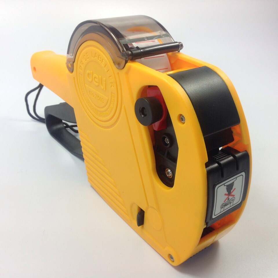 得力7503商场超市单排8位标价机 货架商品价格打码机