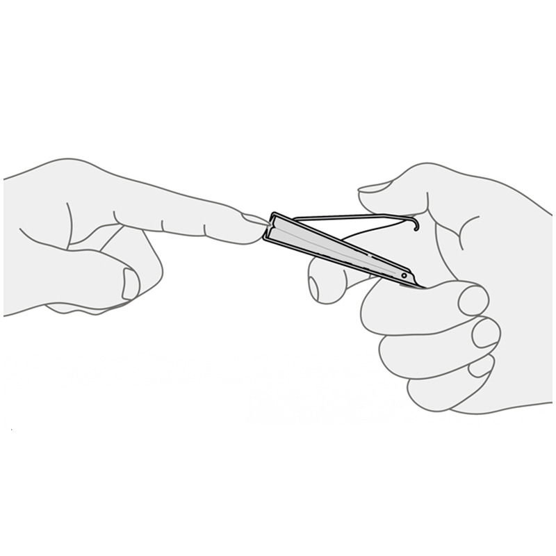 正品指甲刀 优质美甲工具 斜口碳钢指甲钳 博友指甲剪119