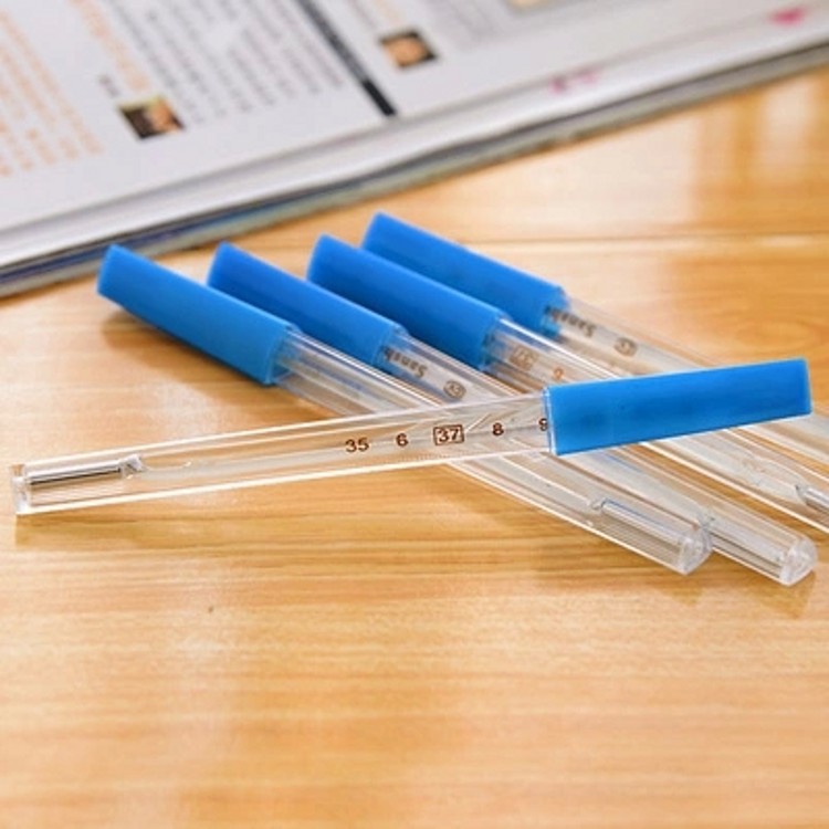 医用家用玻璃体温计 口腔水银温度计 医用腋表体温计温度表
