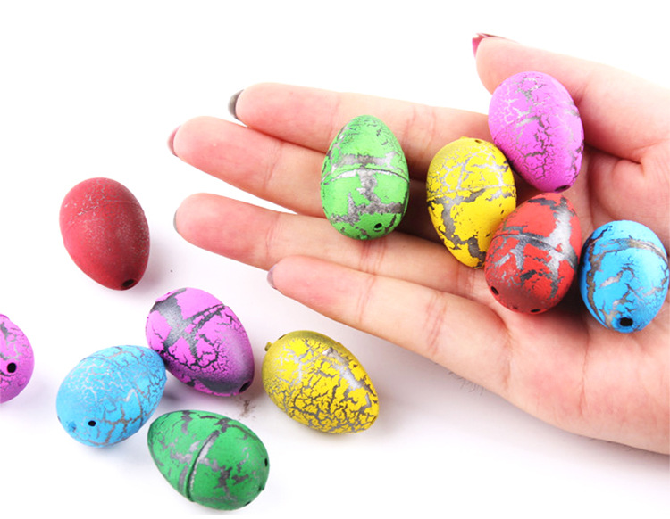 小号彩色裂痕神奇泡水恐龙蛋宝宝玩具恐龙复活蛋 膨胀恐龙蛋批发