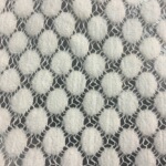 厂家直销蕾丝服装面料,经编毛圈