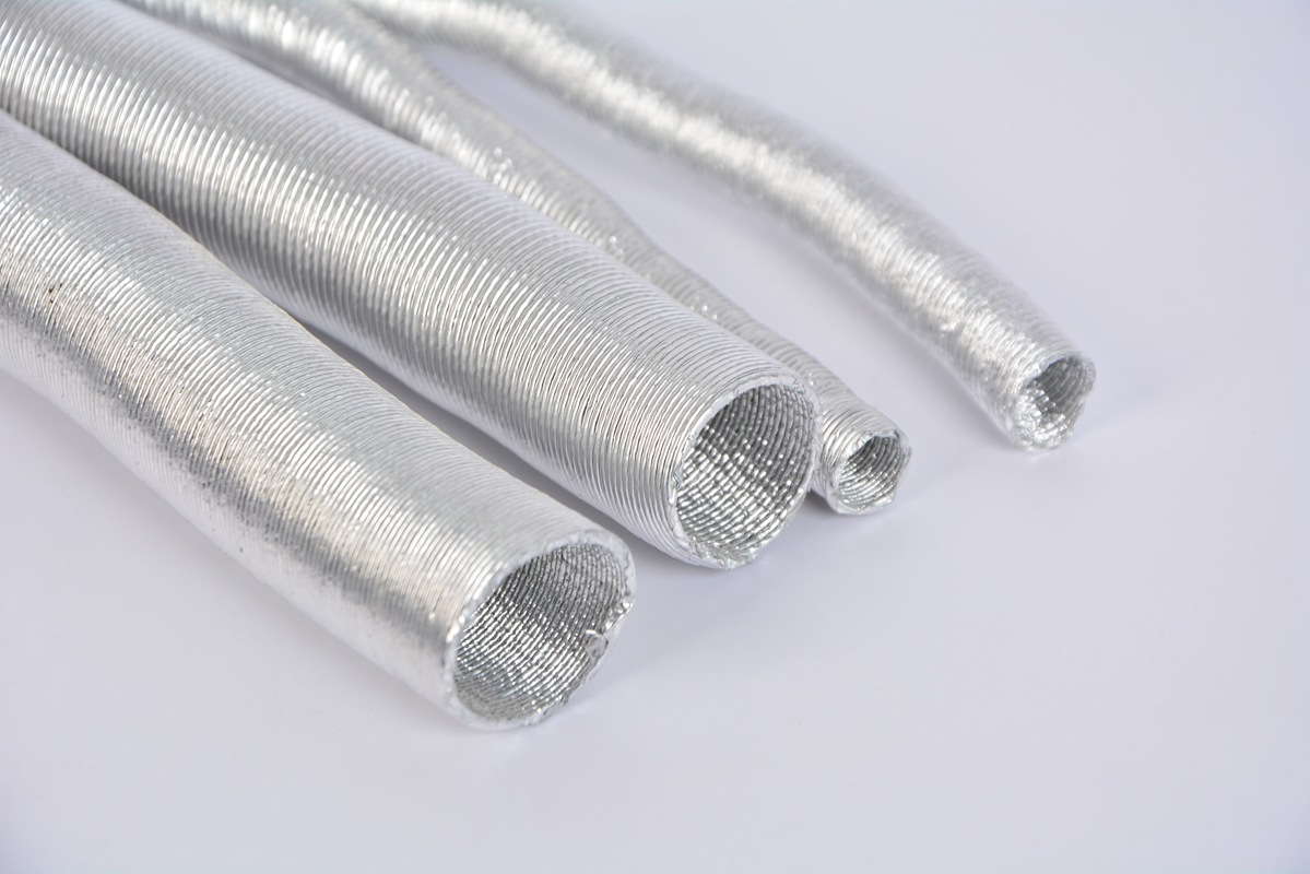 品质保证 白色汽车耐高温管 铝箔隔热管 阻燃管