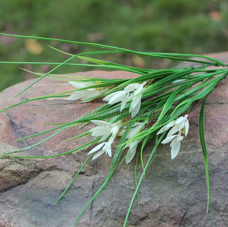 仿真植物花草5叉玉兰花 仿真水草 插花配草 装饰仿真绿植配件