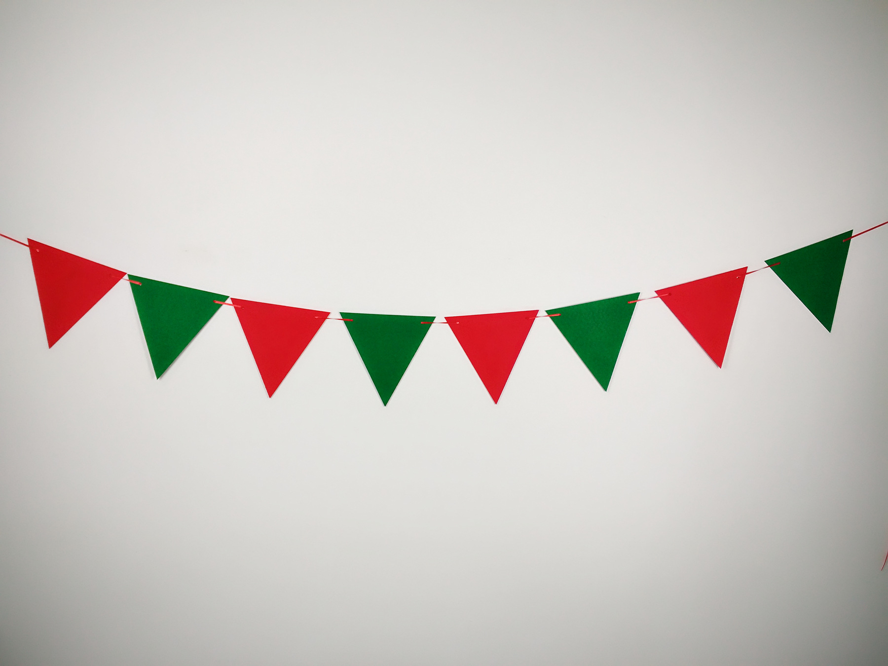 0米毛毡布麋鹿圣诞树彩旗