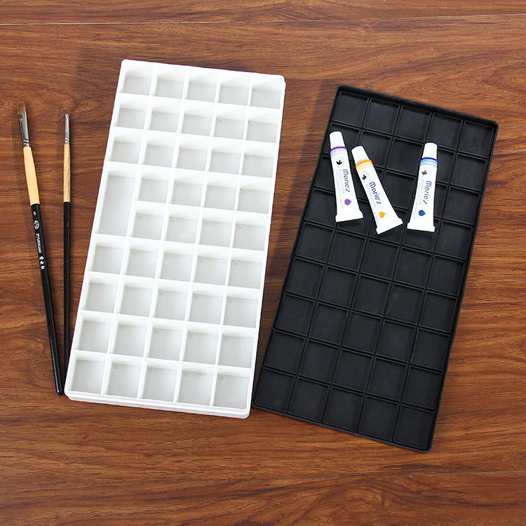 2044软盖塑料调色盒 水彩专用调色盒 翻盖式调色盒 调色用品