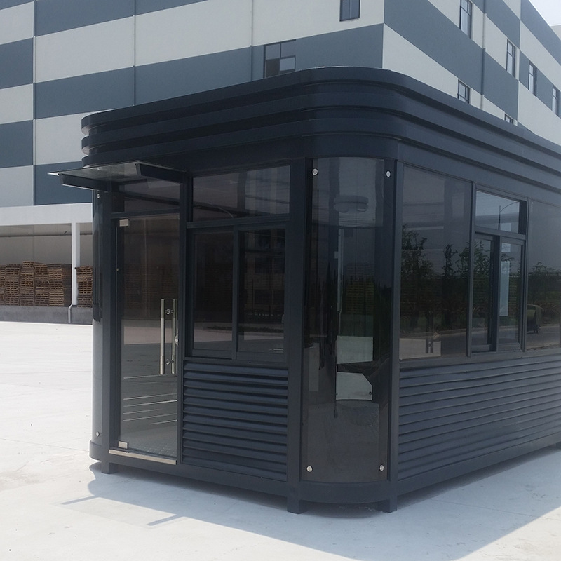 厂家定制 不锈钢保安值班岗亭 铝合金门卫治安移动保安亭 批发