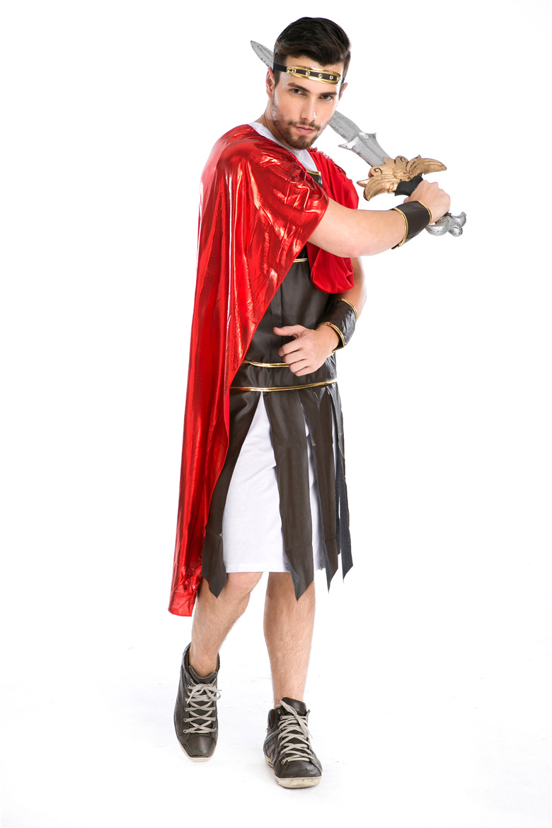 万圣节角色扮演古希腊神话角斗士服装男装制