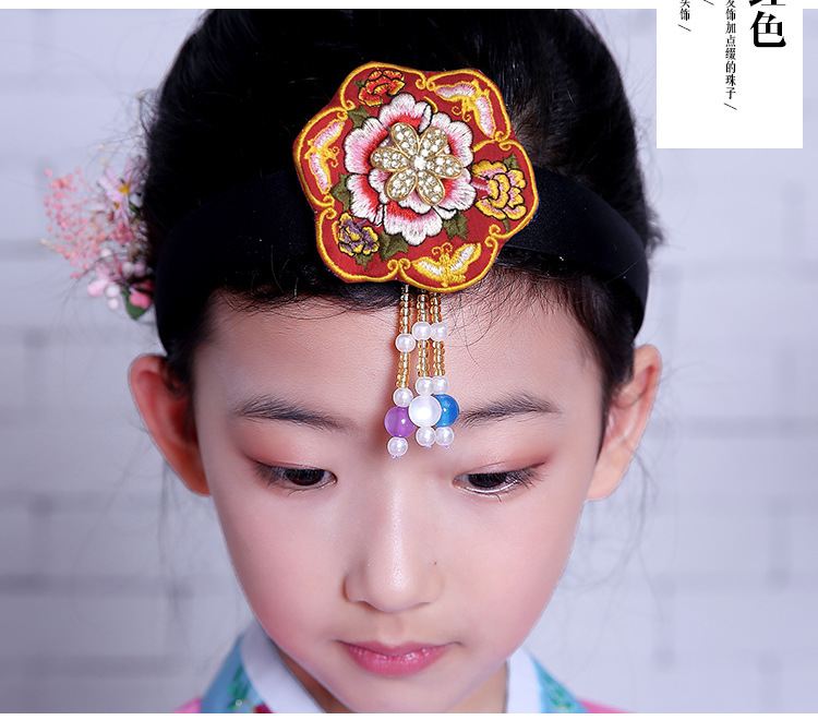 传统韩服发饰发箍韩国头饰朝鲜族发饰发带发箍