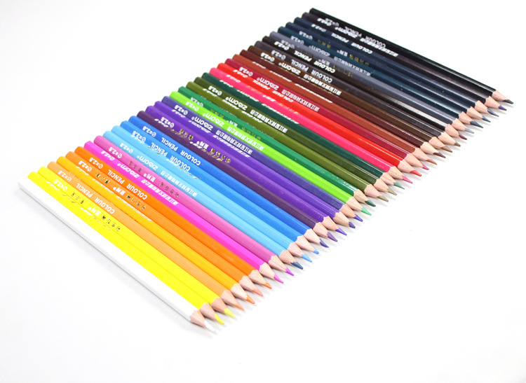 至邦正品 36色7寸彩色铅笔环保无铅毒通过en71检测 儿童画笔
