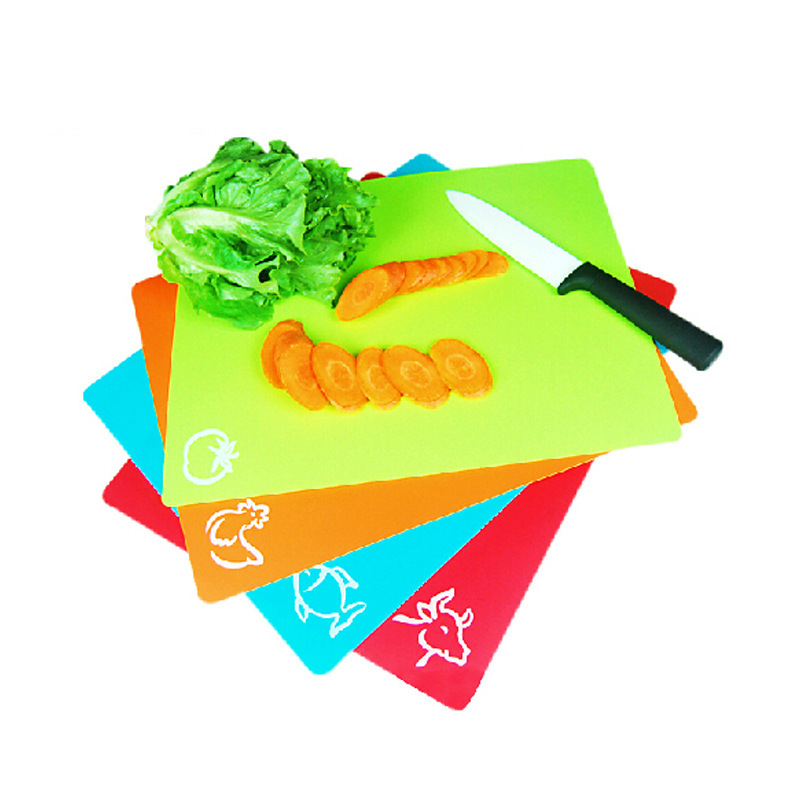 PP分类切菜板 切水果砧板 多功能切菜板 塑料切菜板 可弯曲pp菜板