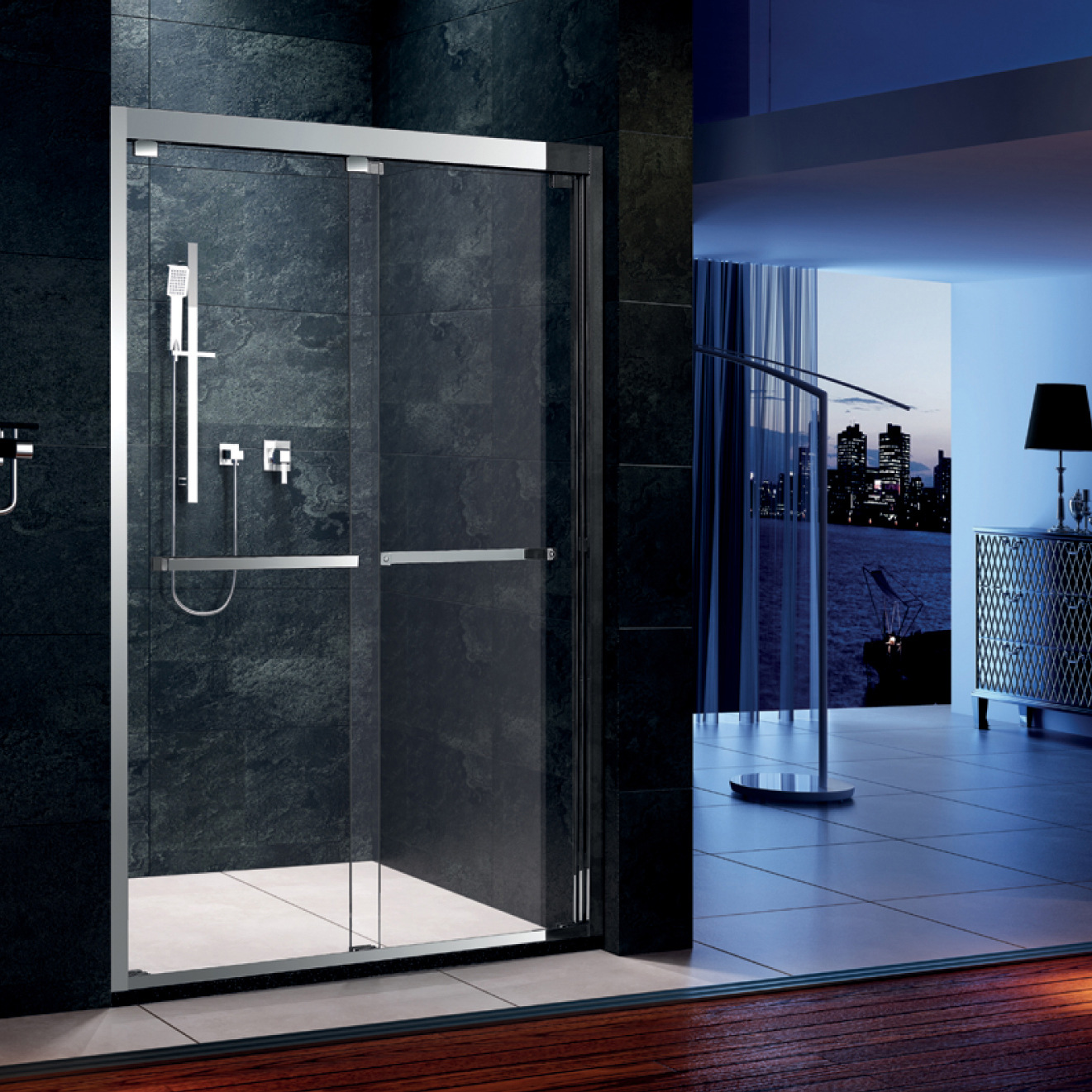 中山淋浴房 整体浴室 不锈钢淋浴门 组合淋浴房 连体淋浴房