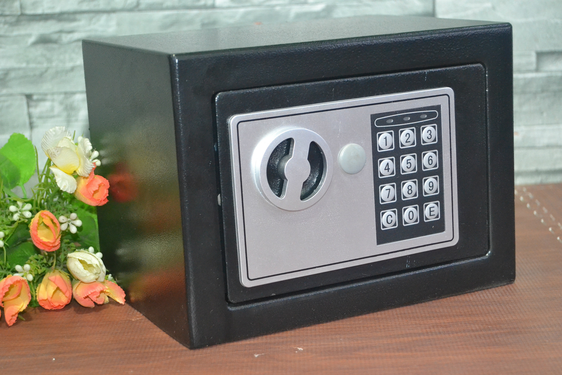 家用酒店客房保管箱保险箱迷你保险柜 保险柜保管箱防盗17*23*17