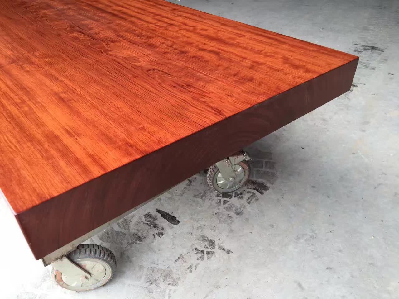 古夷苏木大板 全方全芯桌面干净 家居餐桌公司会议桌 休闲茶桌