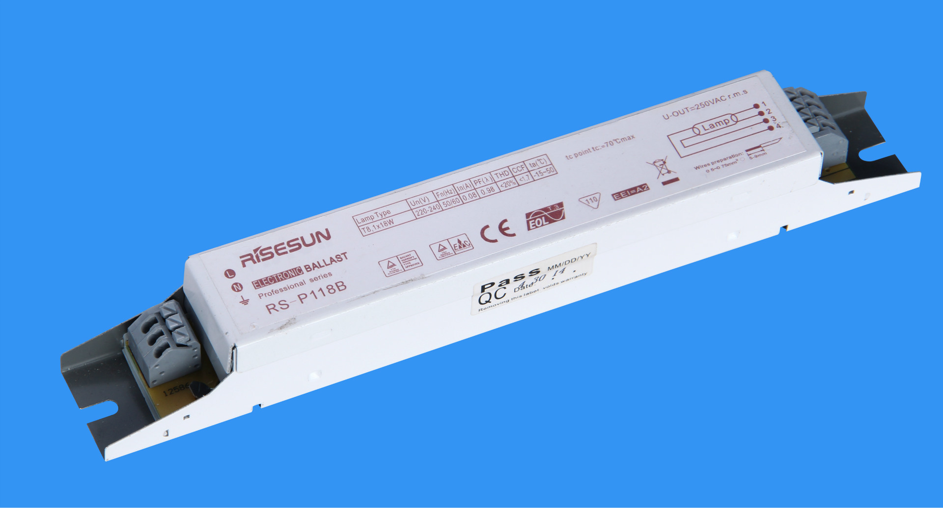 18wt8一拖二电子镇流器 电子镇流器 220v电子镇流器消毒灯 镇流器