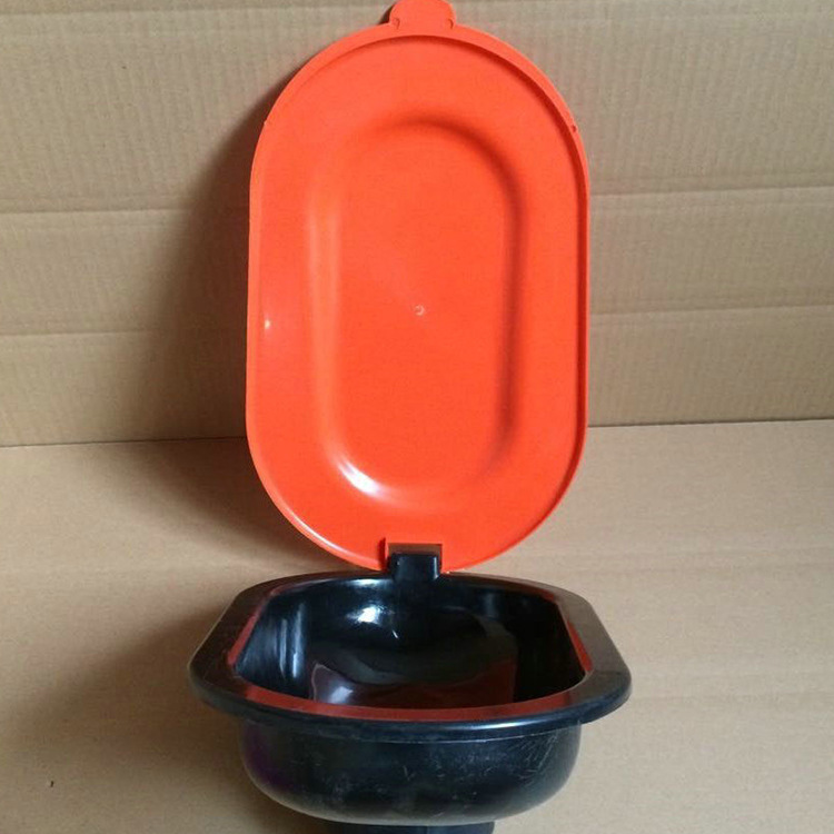 【荐 装修施工临时马桶 加厚塑料移动老人坐便器 简易一次性马桶】价