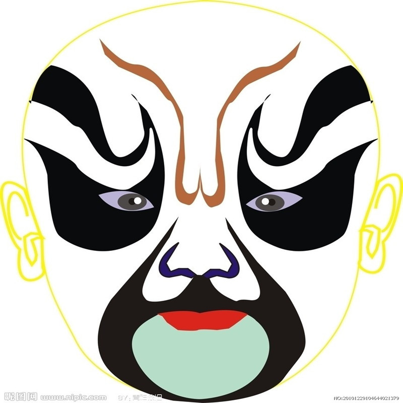 京剧脸谱图片