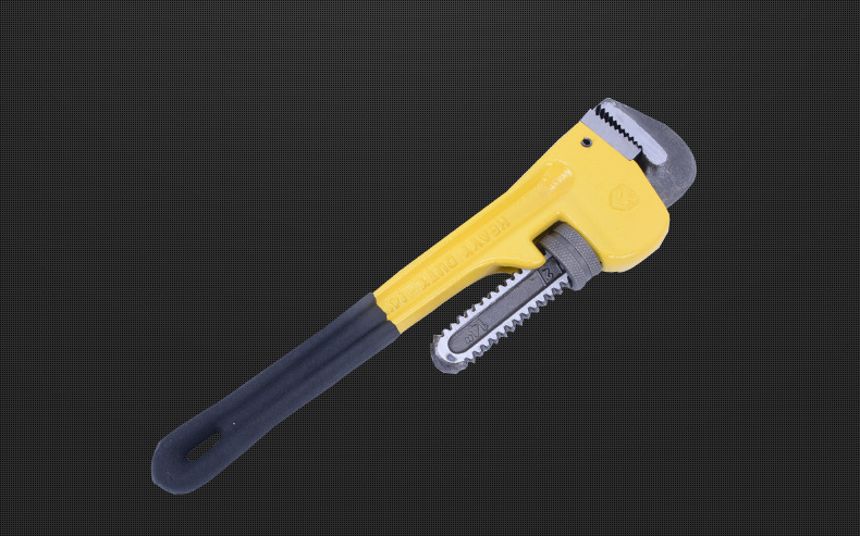 厂家批发重型沾塑管子钳 多规格美式水管钳 手动快速水管扳手