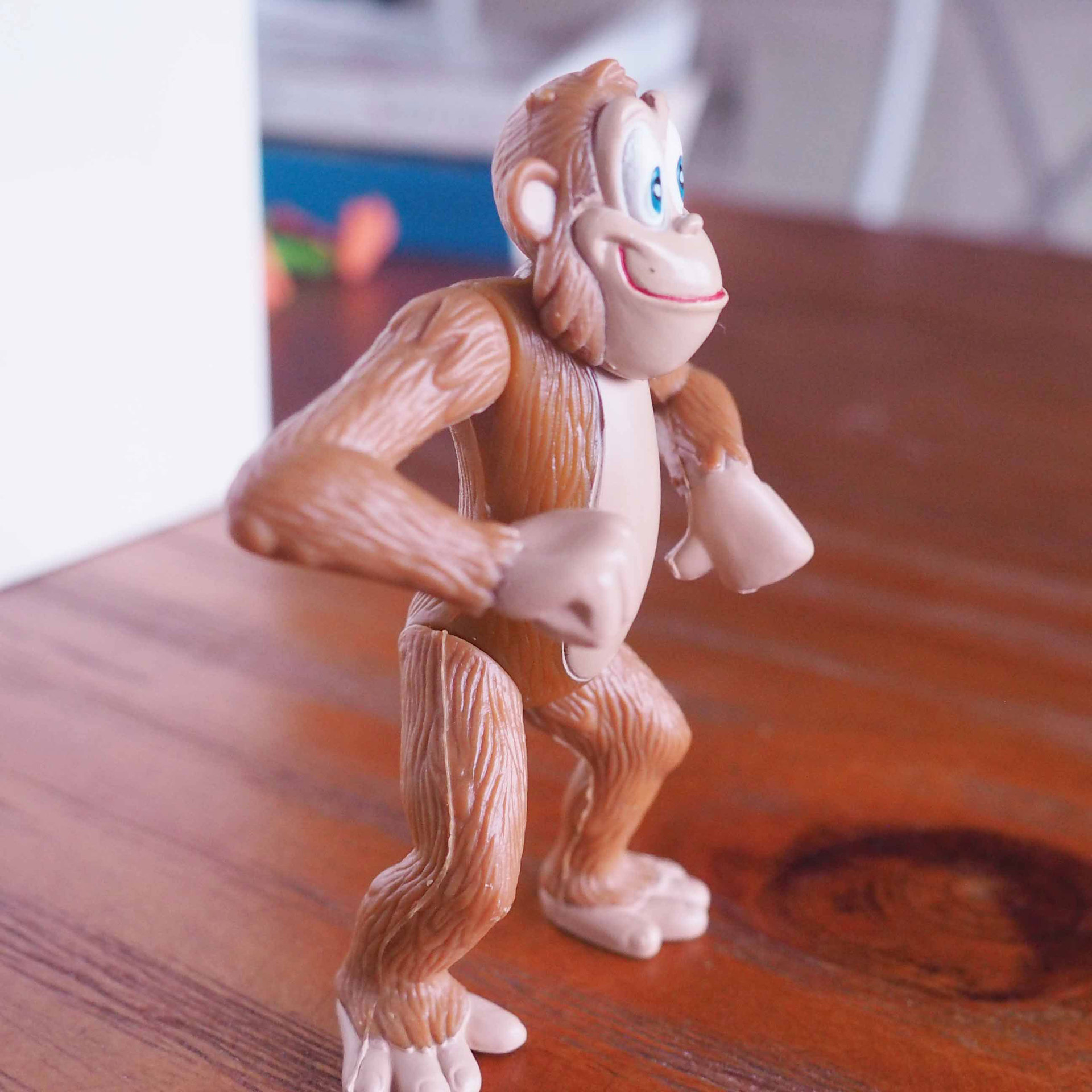 骏翱塑胶玩具 猴子模型 雨林动物 学前认知 识物辨色 厂家爆款