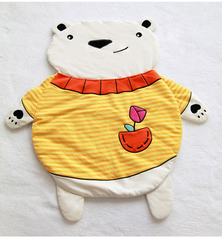2016新品预定 独家卡通立体绣花婴幼功能睡袋 工厂直销