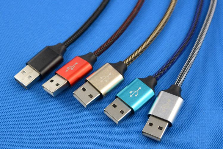 适用iphone7金属尼龙数据线 1米2