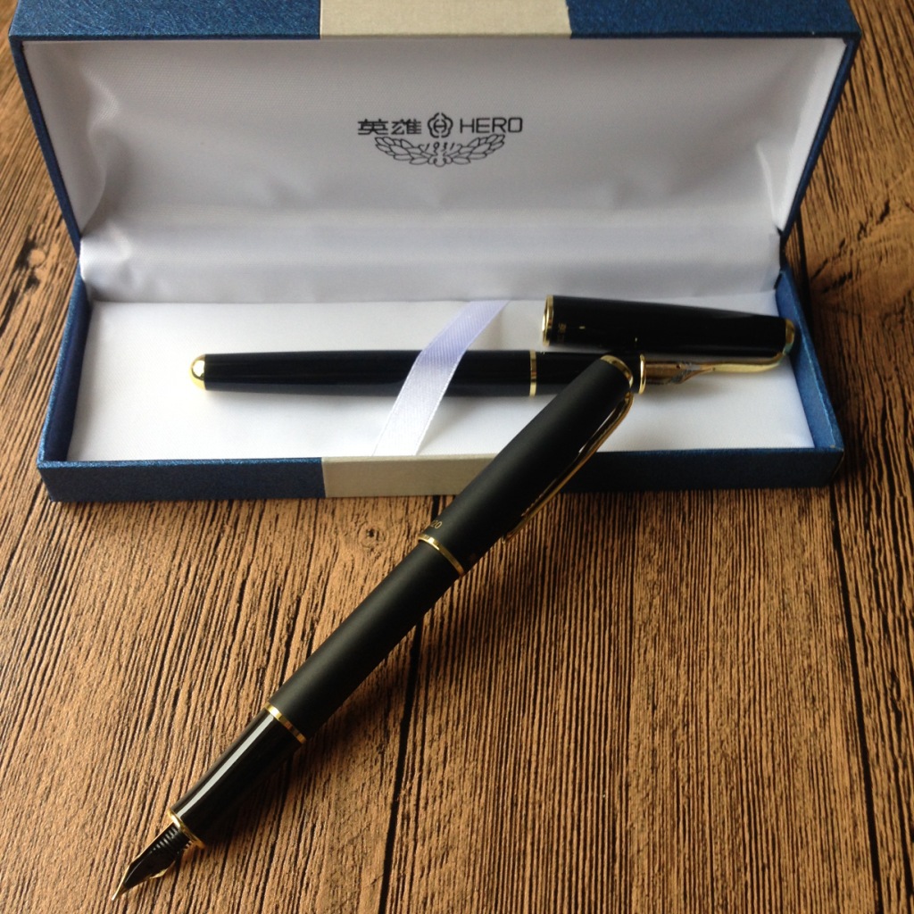 厂家直销英雄5020铱金钢笔 办公商务会议送礼佳品高端外型礼品笔