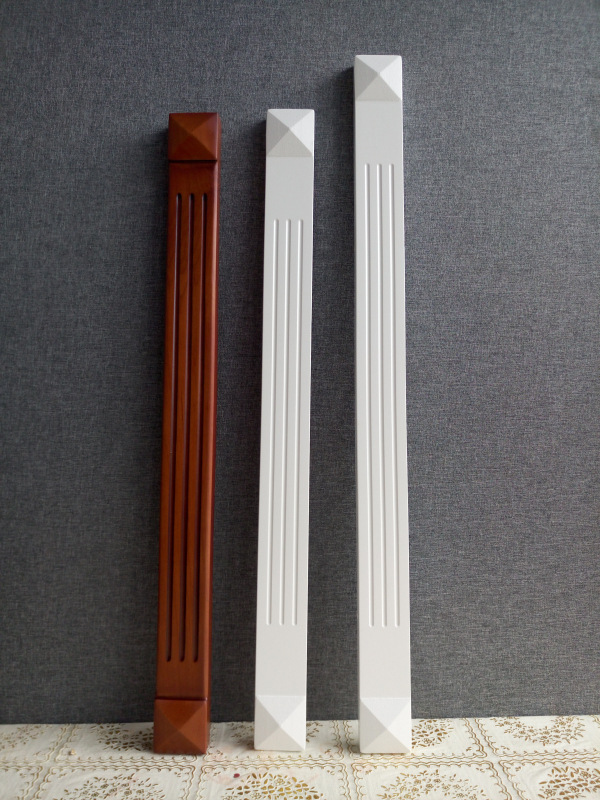 模压吸塑 橱柜罗马柱装饰配件 欧式实木家具罗马柱 衣柜罗马柱