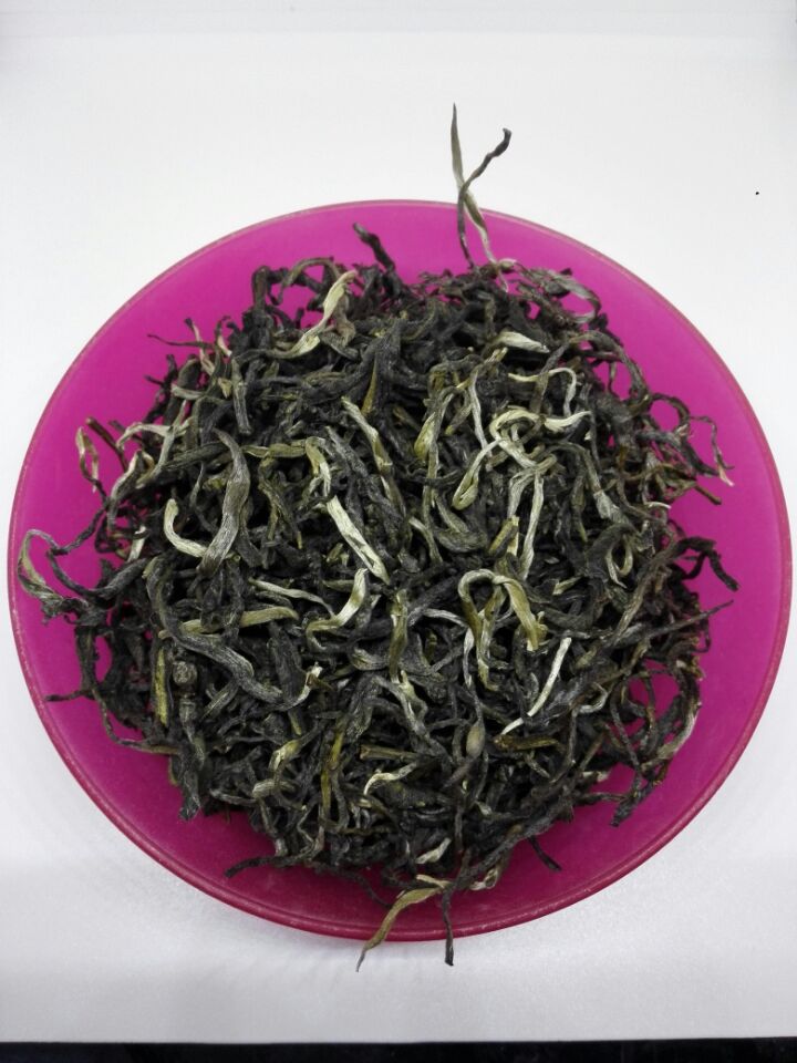 云南大叶种毛茶毛峰烘青毛尖绿茶条形散装2016秋冬茶500g
