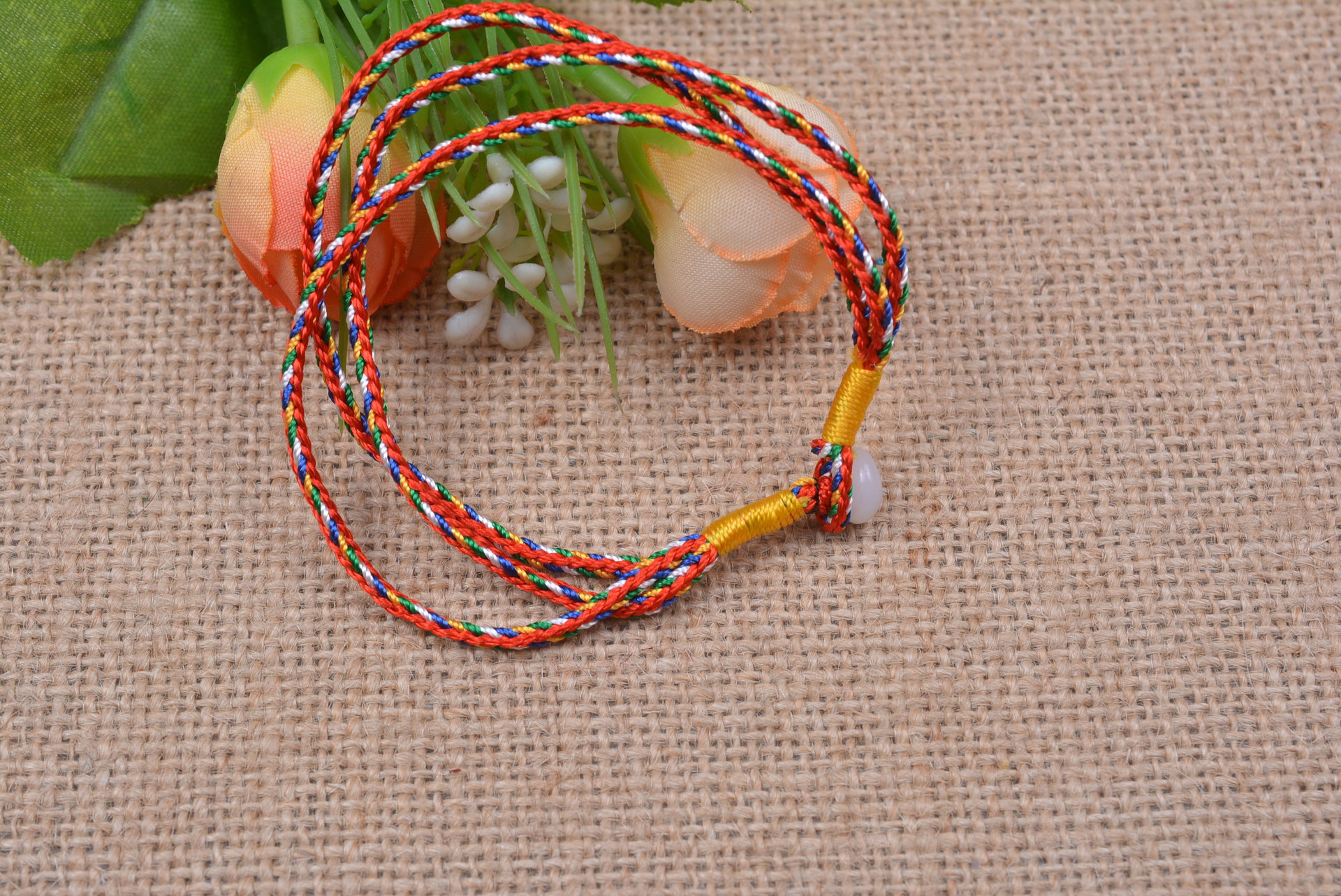 三生绳 五彩姻缘绳 五色线编织绳 端午节热销五彩绳 精美手饰品