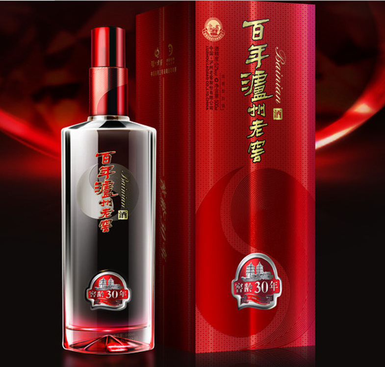 百年泸州老窖窖龄30年52度500ml浓香型白酒整箱包邮