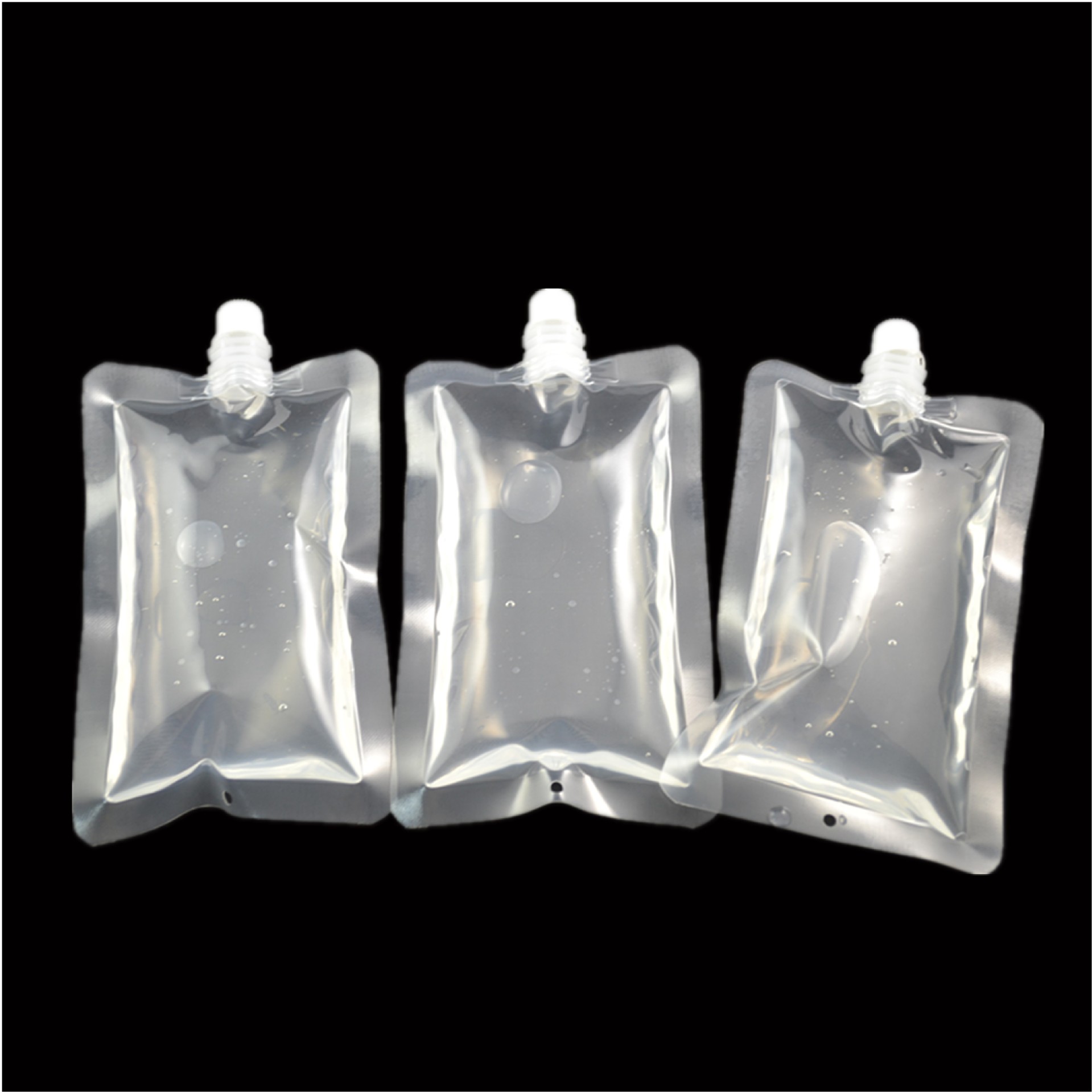 现货批发 透明300毫升平底吸嘴袋 液体包装袋 食品级