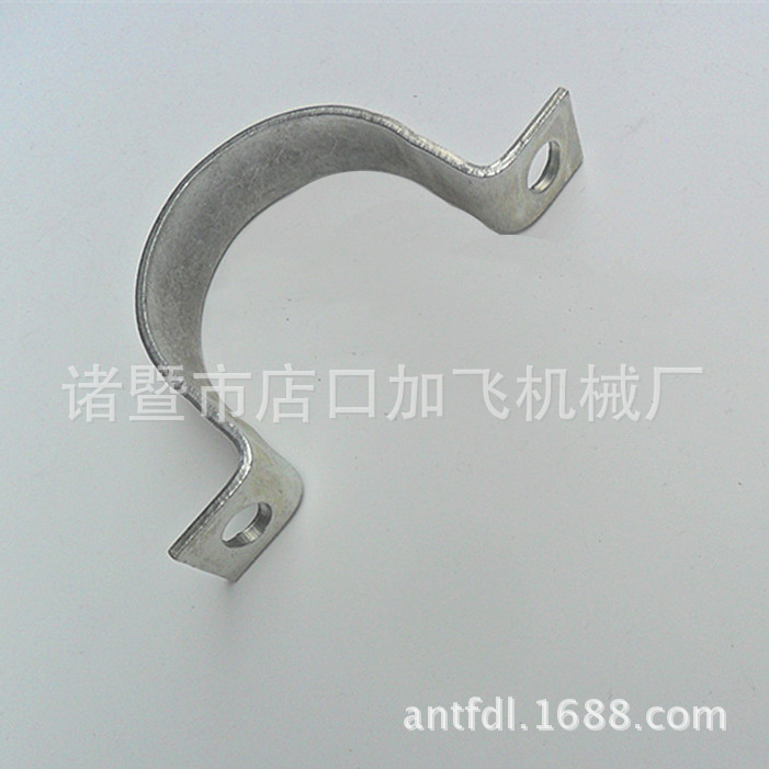 马鞍形铁管卡 扁钢管夹 u型抱箍 u型管卡 落水管固定