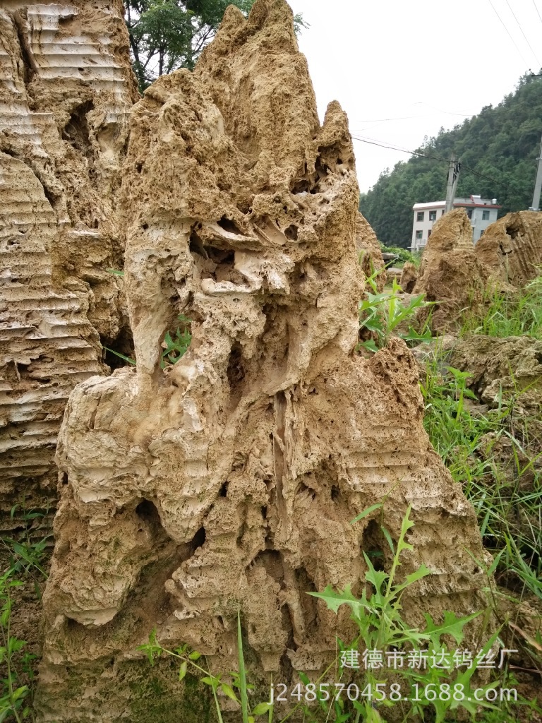 厂家直销天然吸水石山上水石室内盆景假山石沙积石 支持混批