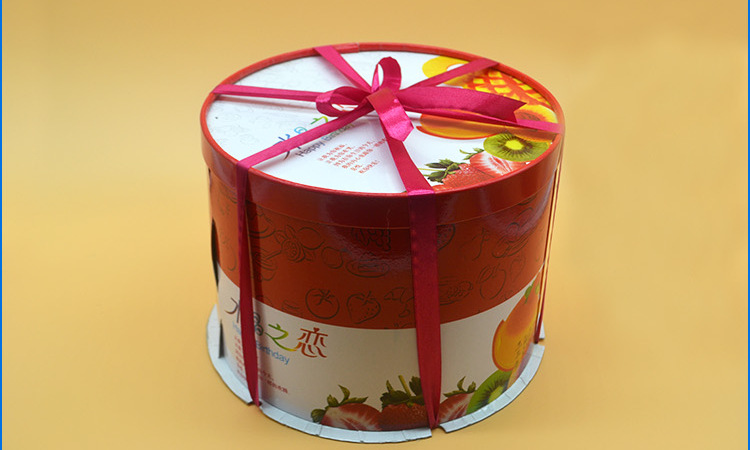 8-16寸蛋糕盒 圆形生日蛋糕盒西点烘焙包装盒糕点盒定做批发-小米产业