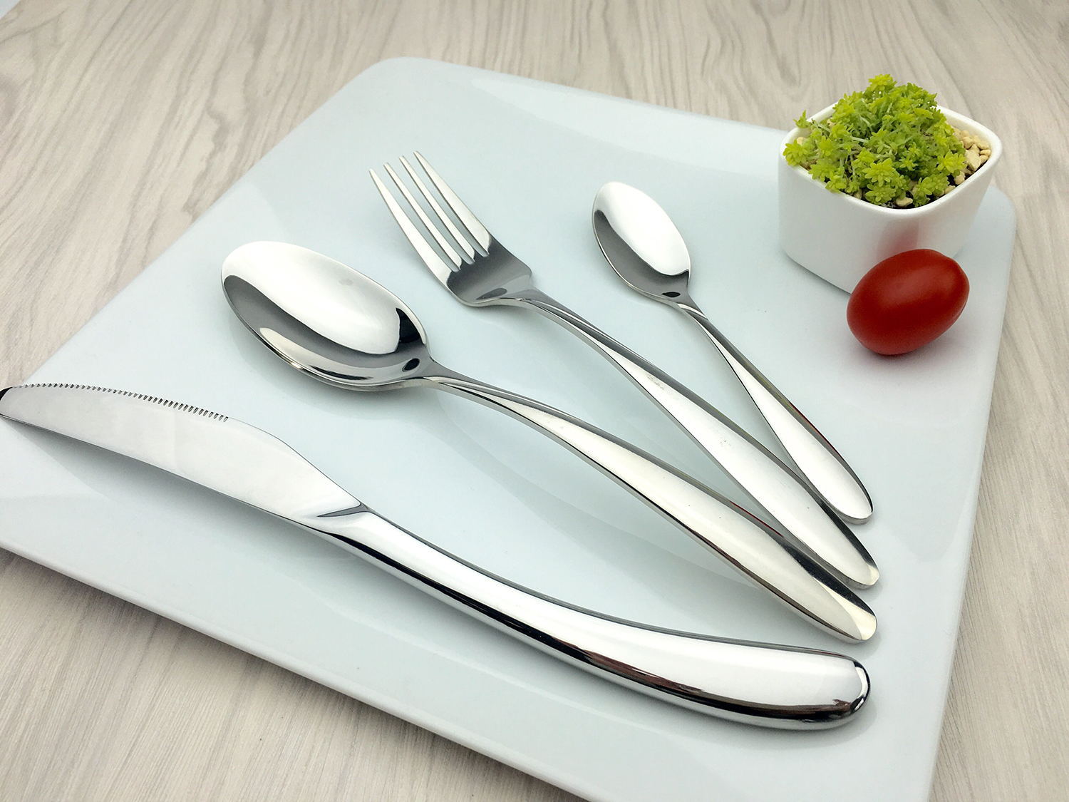热销爆款不锈钢刀叉子 西餐餐具不锈钢牛排刀叉勺4件套 礼品套装