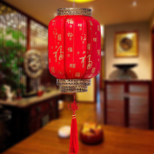 灯笼厂家仿古羊皮灯笼现代中式客厅饭店装饰灯笼    灯笼定制批发