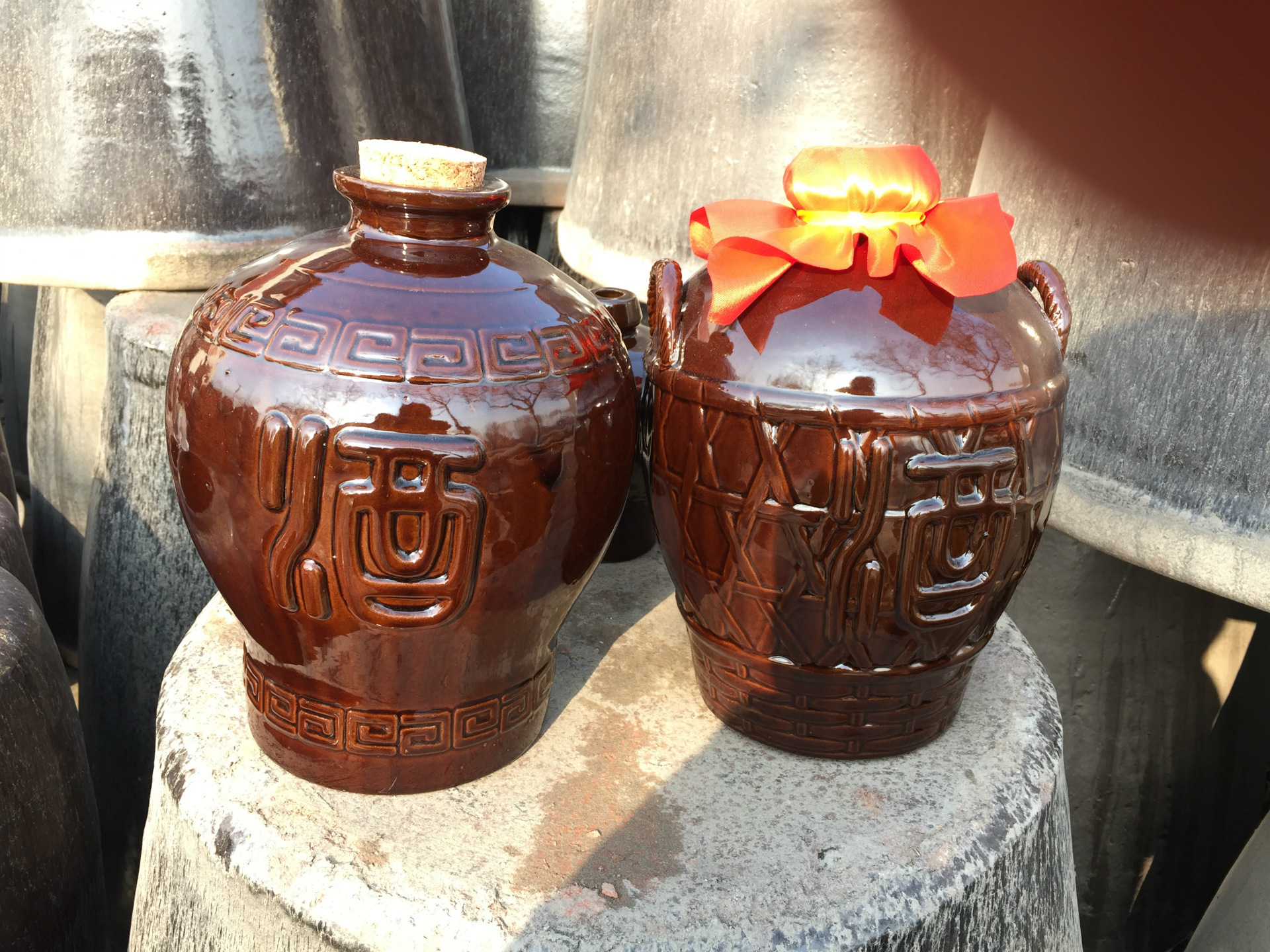 批发陶瓷酒坛10斤5kg 小坛子 泡酒腌菜米酒白酒发酵缸