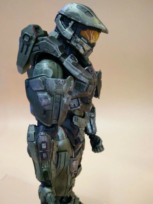 光环5:守护者 play arts改 pa改 halo光环5 士官长 可动盒装手办