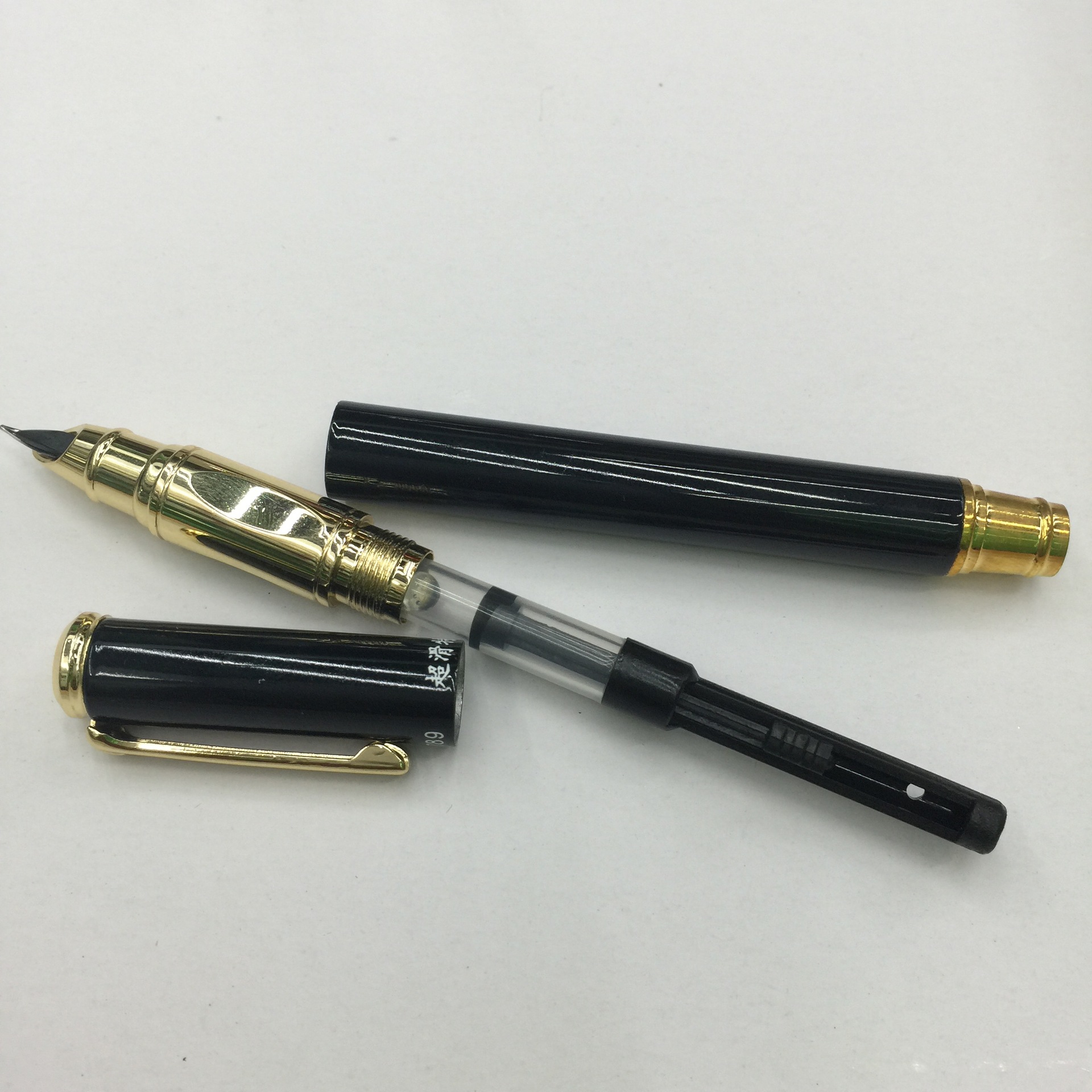 正品传人钢笔铱金笔型号789盒装抽墨式双用钢笔学生钢笔商务笔