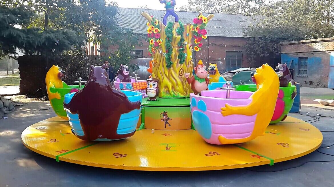 室内儿童乐园新款游艺设备水果派对转椅适合小孩玩的娱乐产品