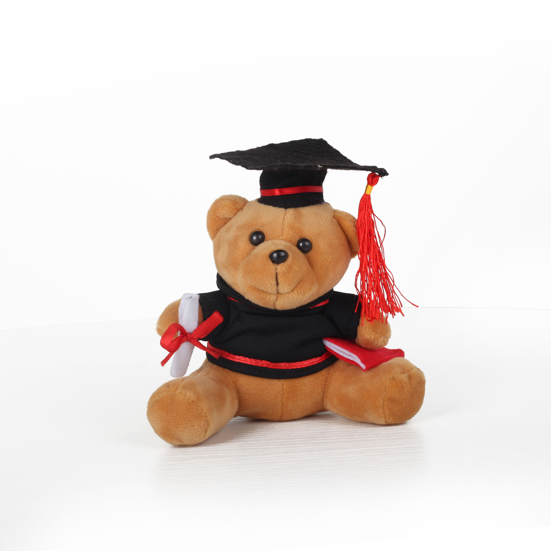 厂家定制新款泰迪熊 博士毛绒玩具 毕业纪念品 创意礼物毛绒公仔