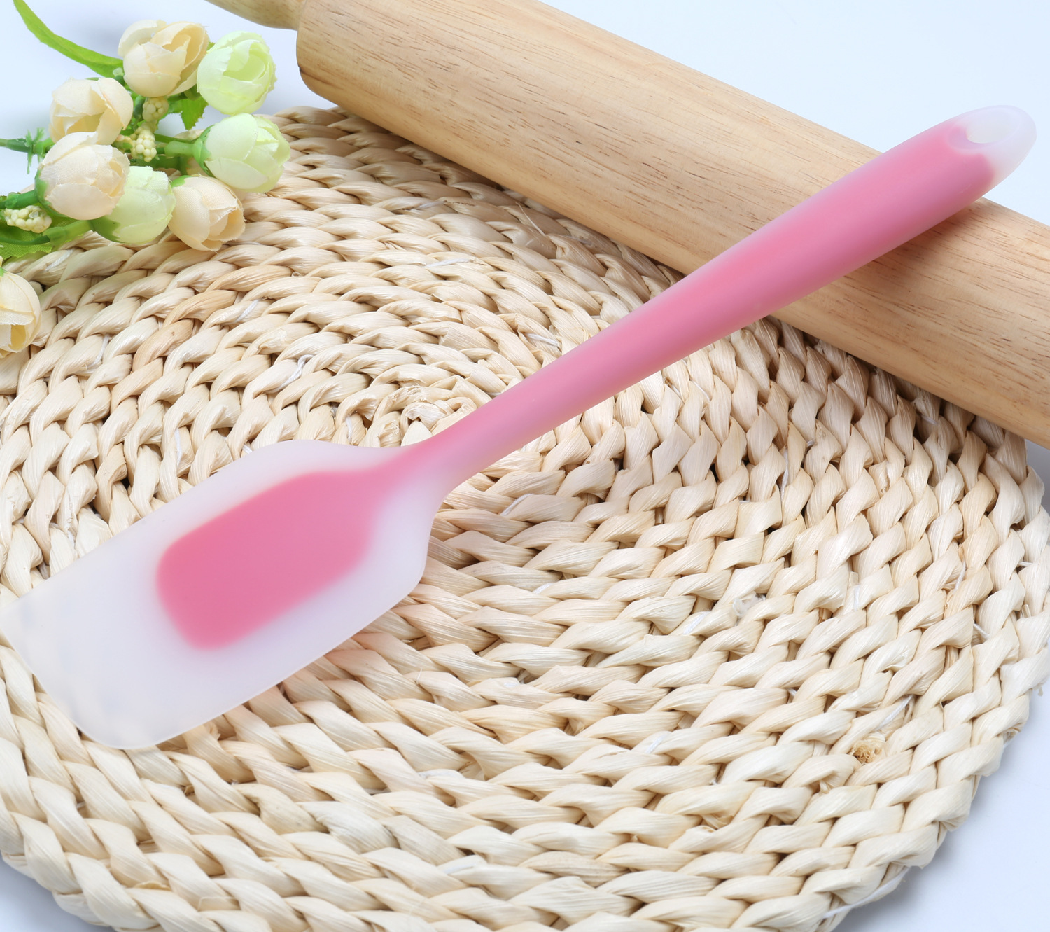 挂孔硅胶汤勺 硅胶硅胶汤勺厂家直销 接受定制 新款硅胶汤勺