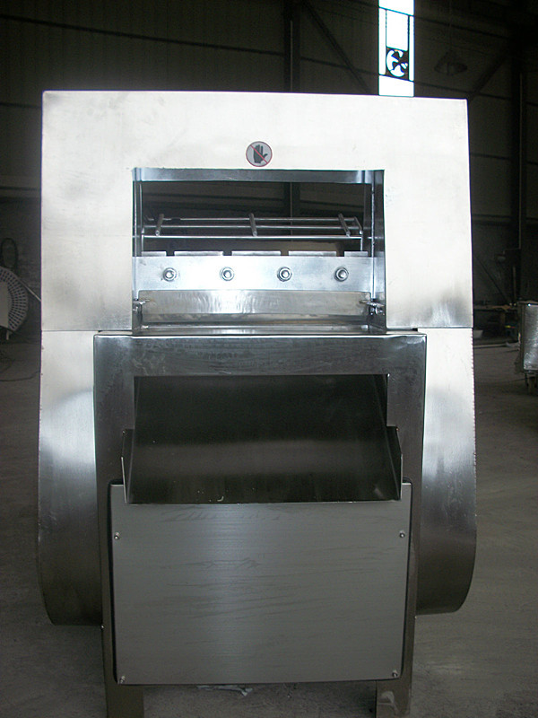 冻肉切割机 整块冻肉一次切割成块的机械 冻肉切块机械厂家可咨询