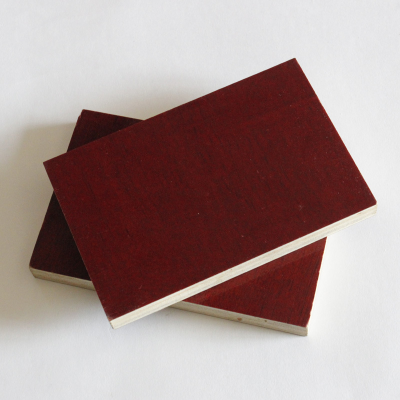 【供应】工程家装用红色覆膜板 优质防水抗污多层胶合板 建筑红板