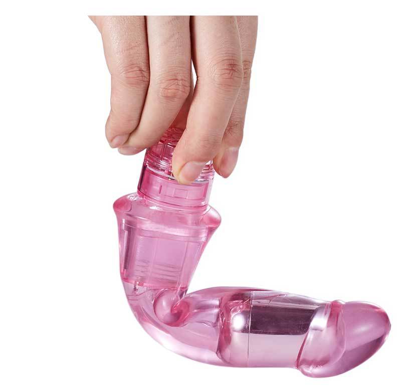 安芮【曼波】成人用品女用透明水晶仿真阳具多频震动中号假阳具