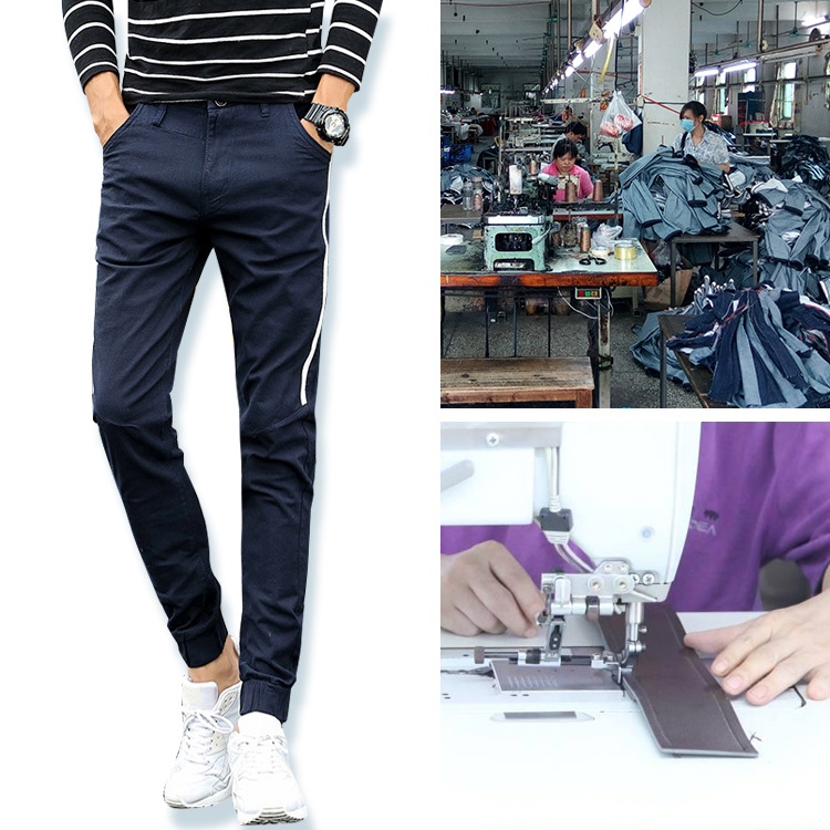 【淘工厂】增城新塘品牌牛仔厂家休闲裤贴牌加工来样来图设计制作