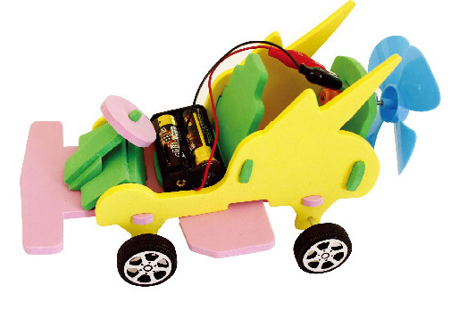 eva空气动力赛车科技手工小制作套件玩具车diy益智中小学玩具