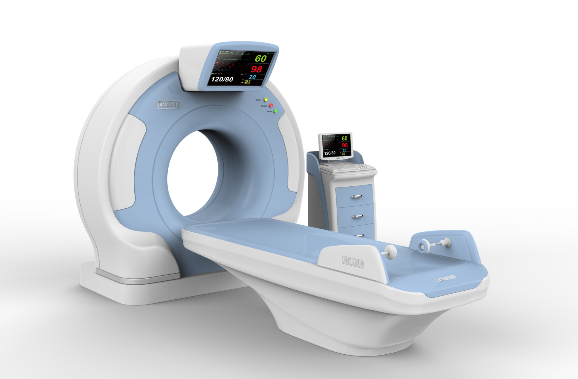 医疗亚健康检测仪外观产品造型设计 医疗仪器医疗器械产品设计