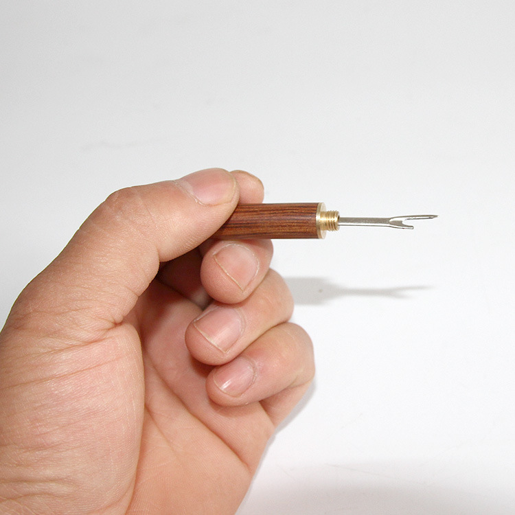 垂钓用品批发 子线打结器 绑钩器 手动 手工木制绑钩器